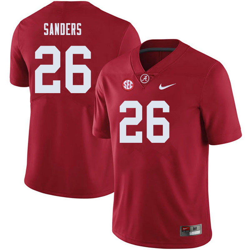 Alabama Crimson Tide Men's Trey Sanders #26 Crimson NCAA Nike Authentic Stitched 2019 College Football Jersey UV16B45MO